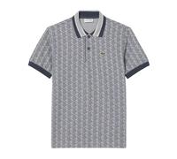 Polo Lacoste col bord-côtes manches courtes gris noir - XXL