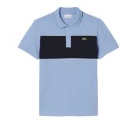 Lacoste Men's Regular Fit Colour-Block Pique Polo Shirt Aphylla Blue/Blackbird