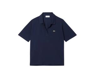 Lacoste - Polo Confortable en Coton - Femme - Tops - Bleu - Taille: 38 FR