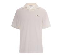 Lacoste, Homme, Tops, Blanc, Taille: S Polo en Lin et Coton Coupe Classique