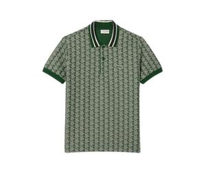Lacoste - Polo jacquard classique à monogramme - Homme - Tops - Vert - Taille: M