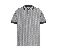 Lacoste - Polo Jacquard Monogramme Coupe Classique - Homme - Tops - Gris - Taille: L/Xl