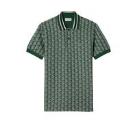 Lacoste - Polo Jacquard Monogramme Coupe Classique - Homme - Tops - Multicolore - Taille: XL