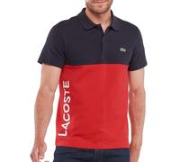 Lacoste Polo Marine/Rouge Homme PH8365 Marine L