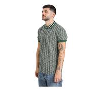 Lacoste - Polo Monogram Coupe Classique - Homme - Tops - Vert - Taille: 4XL