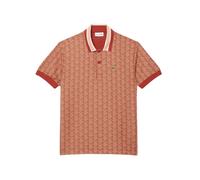 Lacoste - Polo Monogram - Homme - Tops - Brun - Taille: L