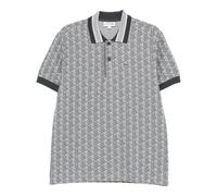 Lacoste - Polo Monogramme Coupe Classique - Homme - Tops - Gris - Taille: M
