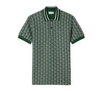 Lacoste - Polo Monogramme Coupe Classique - Homme - Tops - Vert - Taille: S