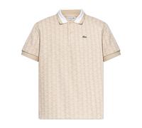 Lacoste - Polo Monogramme - Homme - Tops - Beige - Taille: S