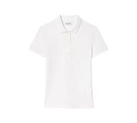 Lacoste - Polo sans manches en piqué de coton stretch - Femme - Tops - Blanc - Taille: 50 FR