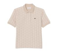 Lacoste - Polo Slim FIT EN Jacquard Avec Monogramme - Femme - Tops - Beige - Taille: 42 FR