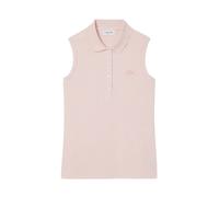 Lacoste - Polo Slim Fit Sans Manches Stretch - Femme - Tops - Rose - Taille: 40 FR