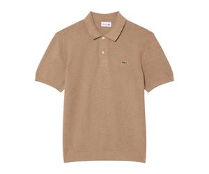 Lacoste - Polo Tricot Coupe Classique - Homme - Tops - Brun - Taille: M
