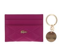 LACOSTE porte-cartes CC Key Ring Box Rubine