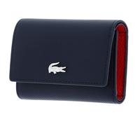 LACOSTE portefeuille Compact Wallet Marine 166 Rouge