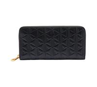 Lacoste NF4790MH Portefeuille zippé pour Femme Noir, Black, Western