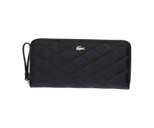 Lacoste - Portefeuille en cuir Nf5122Ee - Femme - Accessoires - Noir - Taille: ONE Size