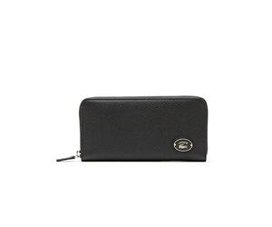 Lacoste portefeuille Origin Croc Femme Noir