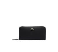 Lacoste Portefeuille zippé L.12.12 pour femme, noir, taille unique