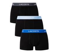Lacoste Pour des hommes Lot de 3 boxers décontractés, Noir
