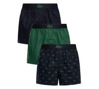 Lacoste Pour des hommes Lot de 3 boxers tissés, Multicolore