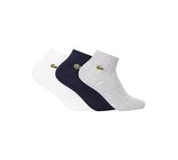 Lacoste Chaussettes Sport Short – Blanc, Bleu marine, Gris – 3 paires 43-46