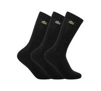 Lacoste Pour des hommes Lot de 3 chaussettes de sport, Noir