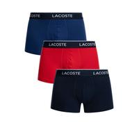 Lacoste Pour des hommes Lot de 3 malles en coton extensible, Multicolore