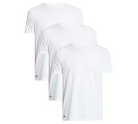 Lacoste Pour des hommes Lot de 3 t-shirts confort ras du cou, blanc