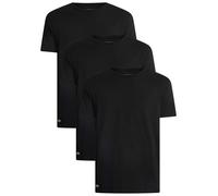 Lacoste Pour des hommes Lot de 3 t-shirts confort ras du cou, Noir
