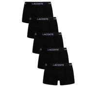 Lacoste Pour des hommes Lot de 5 boxers en coton extensible, Noir