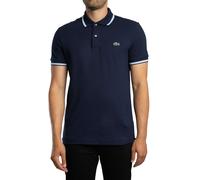 Lacoste Pour des hommes Polo coupe classique avec bordures décoratives, Bleu