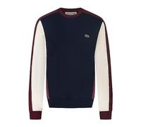Lacoste pour des Hommes Sweat-Shirt Color Block en Molleton brossé, Multicolore, XL