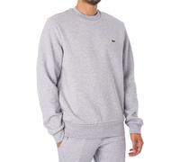 Lacoste Pour des hommes Sweat-shirt en coton bio brossé, Gris