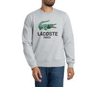 Lacoste Pour des hommes Sweat-shirt graphique crocodile, Gris