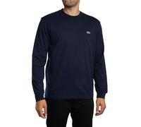 Lacoste Pour des hommes T-shirt avec logo à manches longues, Bleu