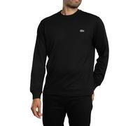 Lacoste Pour des hommes T-shirt avec logo à manches longues, Noir
