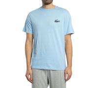 Lacoste Pour des hommes T-shirt de détente à imprimé crocodile, Bleu