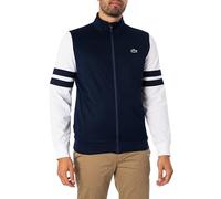 Lacoste pour des Hommes Veste de survêtement zippée à Logo Sport, Bleu, S