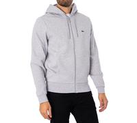 Sweatshirt à capuche Lacoste Colorblock Full Zip gris clair - S