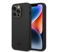 Lacoste pour iPhone 14 Pro 6,1 noir étui rigide Silicone
