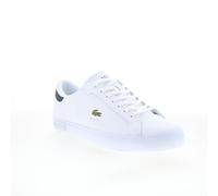 Lacoste Powercourt 125 2 SMA baskets pour hommes en cuir blanc