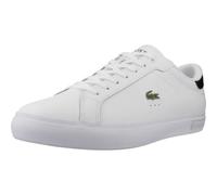 Chaussures Lacoste Powercourt blanc bleu marine - 40