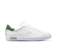Lacoste Powercourt Homme - Baskets, Blanc - Pointure 42 - Cuir White 42