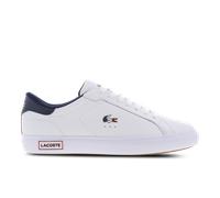 Lacoste Powercourt Homme - Baskets, Blanc - Pointure 42 - Cuir White 42