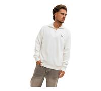Lacoste - Pull à Demi-Zip - Homme - Sweatshirts et sweats à capuche - Blanc - Taille: 2XL