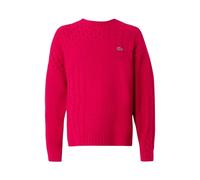 Lacoste - Pull Col Rond Coupe Ample Patchwork - Homme - Pulls - Rose - Taille: M
