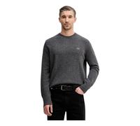 Lacoste - Pull Col Rond Laine Cardée - Homme - Pulls - Gris - Taille: XL