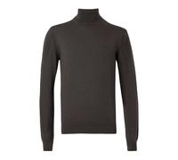 Lacoste, Homme, Pulls, Brun, Taille: S Pull Col Roulé en Laine Mérinos