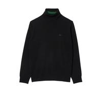 Lacoste - Pull Col Roulé en Laine Mérinos - Homme - Pulls - Noir - Taille: 3XL